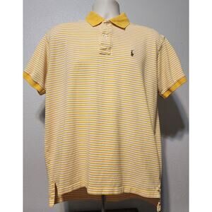 Ralph Lauren Polo 100% Pima Cotton Striped Short Sleeve Shirt Size XL